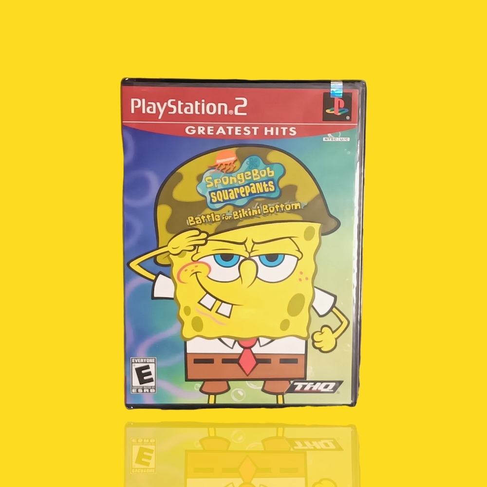 SpongeBob SquarePants Battle Bikini Bottom G Hits Playstation 2 New Sealed